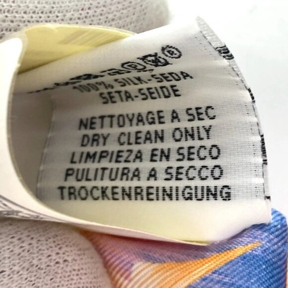 HERMES Twilly Twilly Kyoto Marble Scarf silk Multicolore Unused - Picture 10 of 15